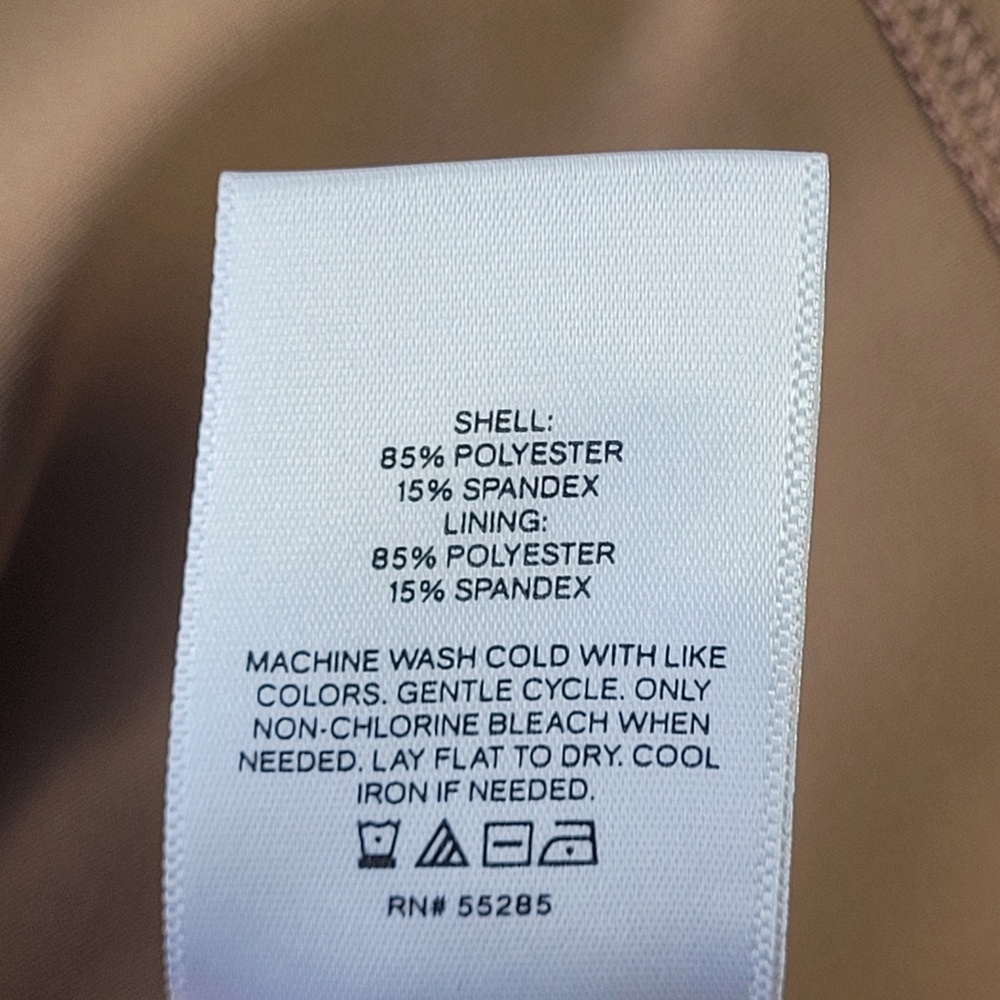 ✅ Express Body Contour Neutral Tank Top in Beige size S - Picture 8 of 9
